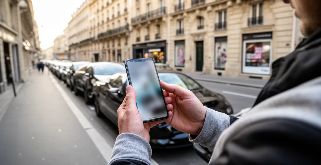 Repérage terrain avant installation de stationnement réservé